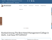 Tablet Screenshot of abhiinstitute.com